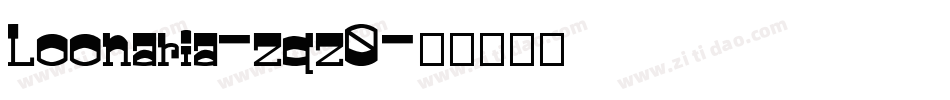 Loonaria-zqz0字体转换