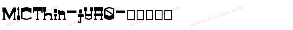 M1CThin-jYA0字体转换