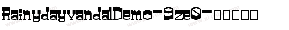 RainydayvandalDemo-9ze0字体转换