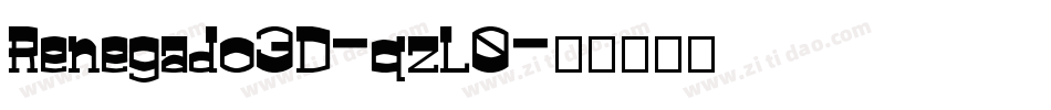 Renegado3D-qzL0字体转换