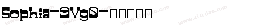 Sophia-9Vg0字体转换
