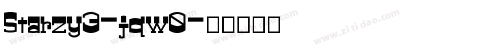 Starzy3-jqw0字体转换