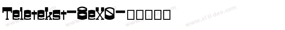 Teletekst-8eX0字体转换