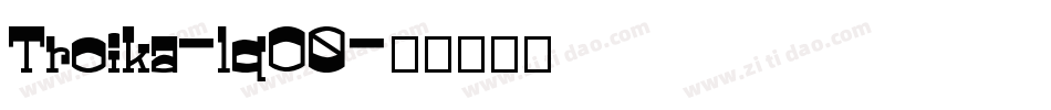 Troika-lqO0字体转换