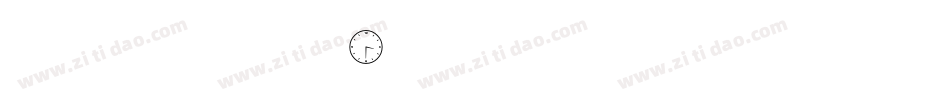PIXymbolsDigitClocks字体转换