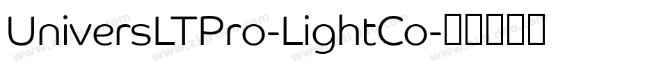 UniversLTPro-LightCo字体转换