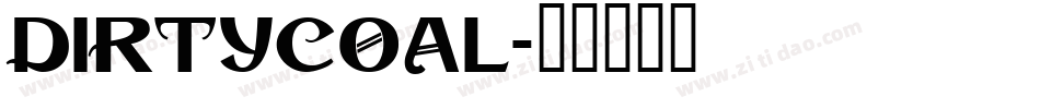 DirtyCoal字体转换