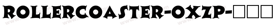 RollerCoaster-OxZP字体转换
