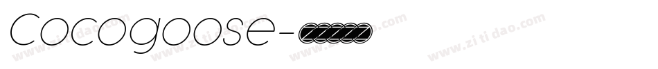 Cocogoose字体转换