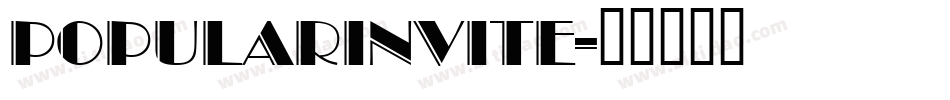 PopularInvite字体转换