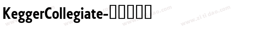 KeggerCollegiate字体转换