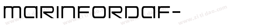 marinfordaf字体转换