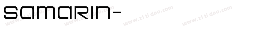 samarin字体转换