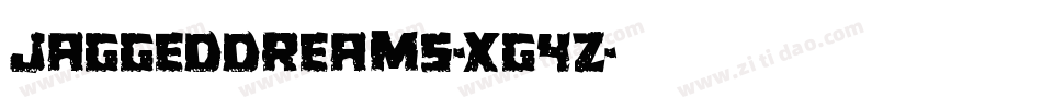 JaggedDreams-Xg4Z字体转换