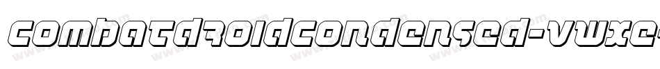 CombatDroidCondensed-vWxE字体转换