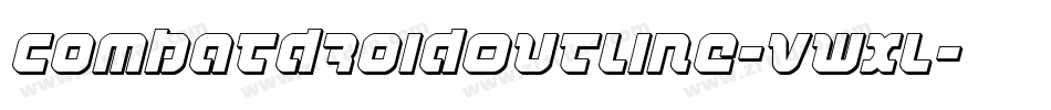 CombatDroidOutline-vWxL字体转换