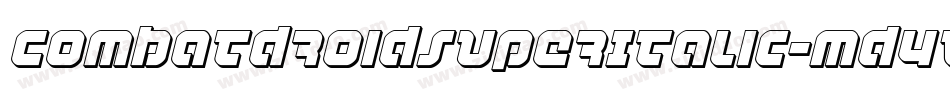 CombatDroidSuperItalic-md4v字体转换