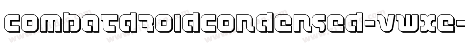 CombatDroidCondensed-vWxE字体转换