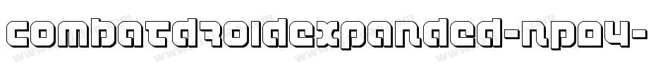 CombatDroidExpanded-nP04字体转换