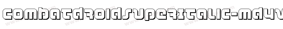 CombatDroidSuperItalic-md4v字体转换