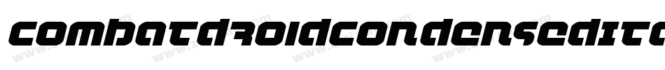 CombatDroidCondensedItalic-lmoq字体转换
