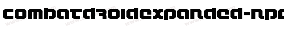 CombatDroidExpanded-nP04字体转换