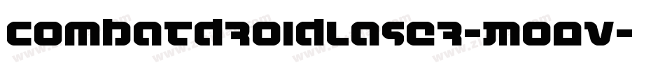 CombatDroidLaser-Mo0v字体转换