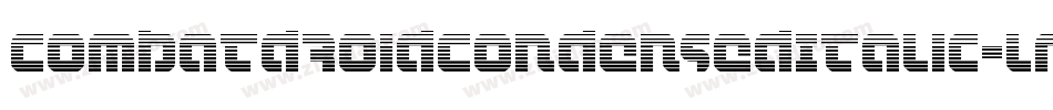 CombatDroidCondensedItalic-lmoq字体转换