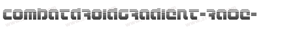 CombatDroidGradient-RaOe字体转换
