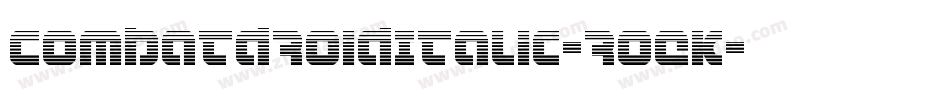 CombatDroidItalic-roEK字体转换