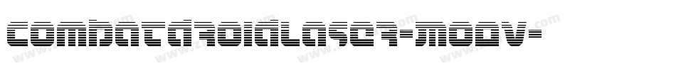 CombatDroidLaser-Mo0v字体转换