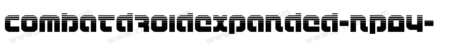CombatDroidExpanded-nP04字体转换