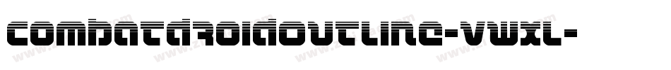 CombatDroidOutline-vWxL字体转换
