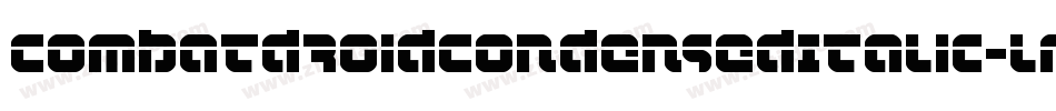 CombatDroidCondensedItalic-lmoq字体转换
