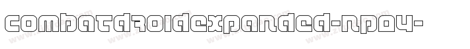 CombatDroidExpanded-nP04字体转换