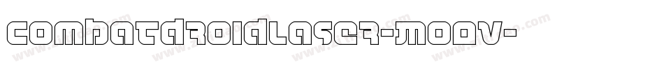 CombatDroidLaser-Mo0v字体转换