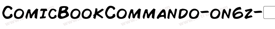 ComicBookCommando-on6z字体转换