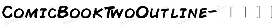 ComicBookTwoOutline字体转换