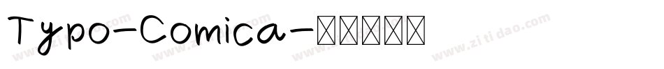 Typo-Comica字体转换