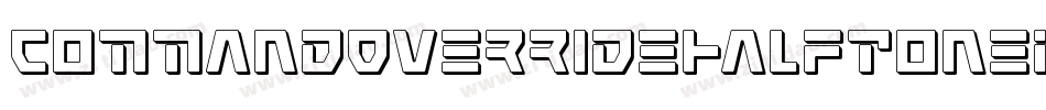 CommandOverrideHalftoneItal-8GlJ字体转换