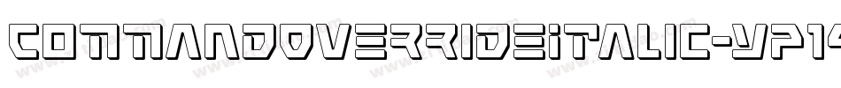 CommandOverrideItalic-Yp14字体转换