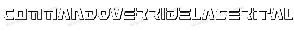 CommandOverrideLaserItalic-Mg4n字体转换