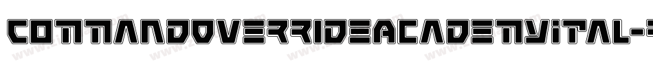 CommandOverrideAcademyItal-rLO9字体转换