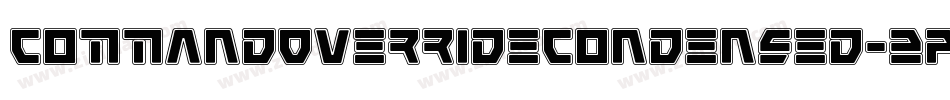 CommandOverrideCondensed-2pJw字体转换