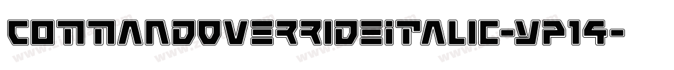 CommandOverrideItalic-Yp14字体转换