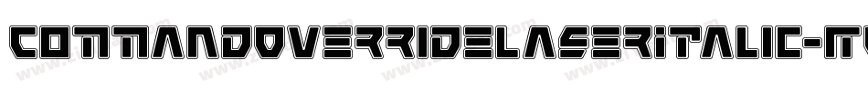 CommandOverrideLaserItalic-Mg4n字体转换