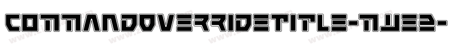 CommandOverrideTitle-mwe2字体转换