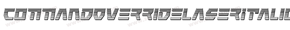 CommandOverrideLaserItalic-Mg4n字体转换