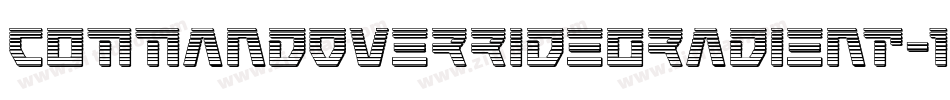 CommandOverrideGradient-1xJB字体转换