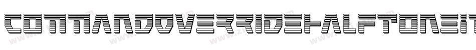 CommandOverrideHalftoneItal-8GlJ字体转换